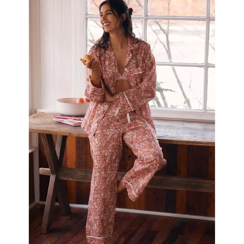 Papinelle Carly Floral Full Length PJ Set image number 3